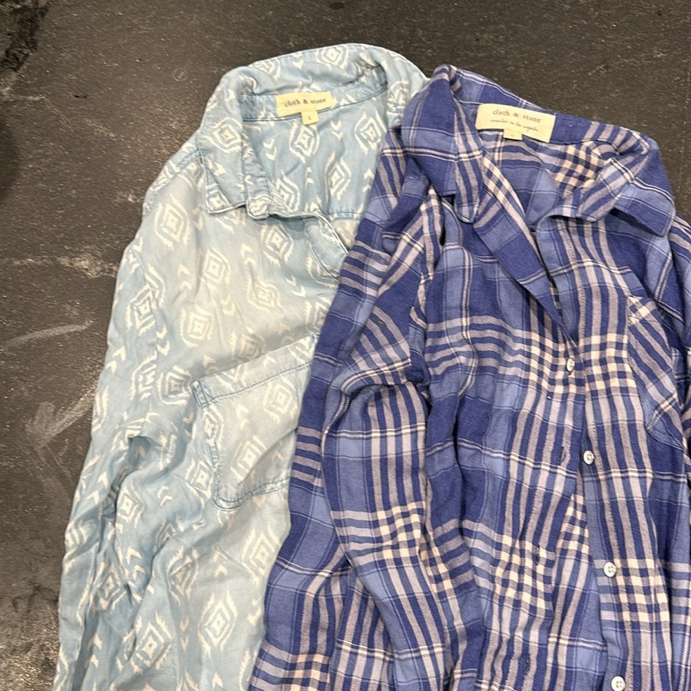 2 Cloth and Stone women’s flannels